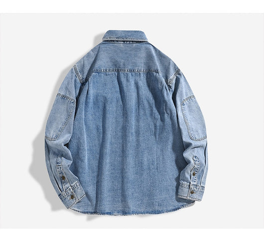 Chamarra Tipo Camisa Oversize Lavado Pesado para Hombre - Image 15
