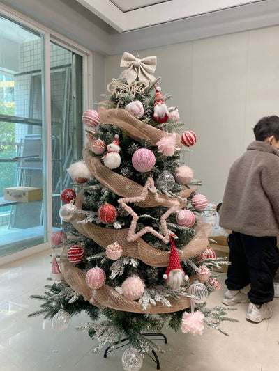 Cintas de Seda y Moños Decorativos para Árbol de Navidad - Image 28