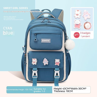 Mochila Escolar Impermeable para Niñas - Gran Capacidad y Resistente - Image 5