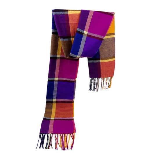 Bufanda Reversible a Cuadros para Hombre - Estilo Versátil - Image 52