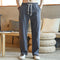 Pantalones de Lino Estilo Chino para Hombre - Algodón y Lino Holgados Talla Grande