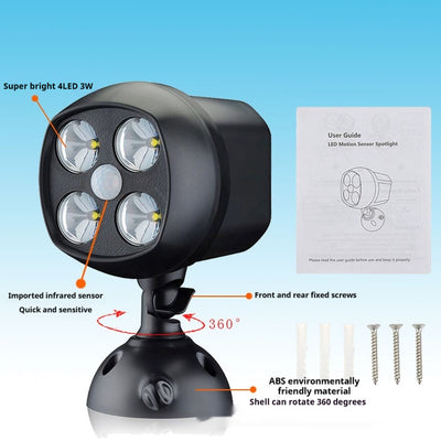 Lámpara de Garaje Búho 4LED Ultra Potente - Image 9