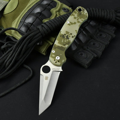 Cuchillo Plegable de Bolsillo Ultraresistente para Camping