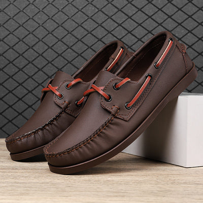 Zapatos Casuales de Cuero para Hombre Talla Grande - Image 2