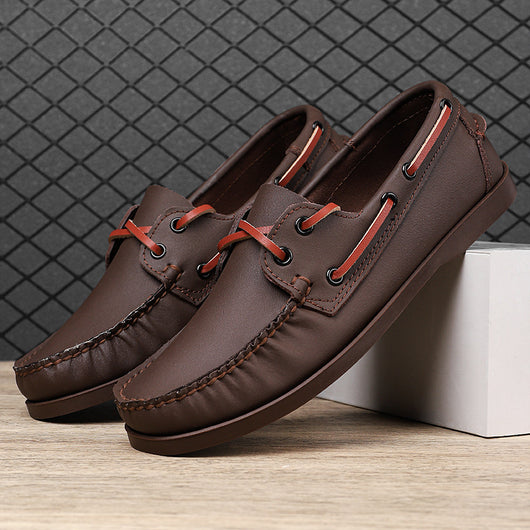 Zapatos Casuales de Cuero para Hombre Talla Grande - Image 2