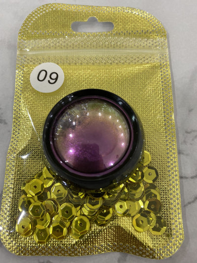 Sombra de Ojos Camaleón con Brillo Diamantado y Efecto Luz Cambiante - Image 27