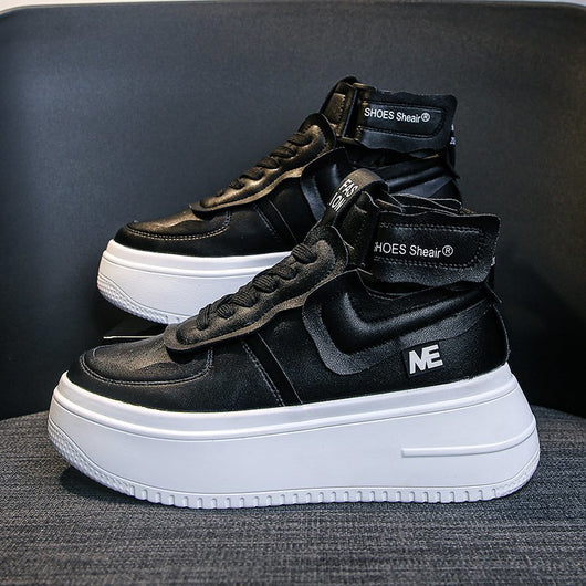 Zapatillas Deportivas Blancas con Plataforma Elevadora para Mujer - Image 8