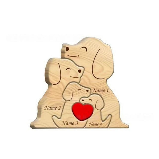Adornos Navideños de Madera Personalizados con Forma de Perro - Image 4