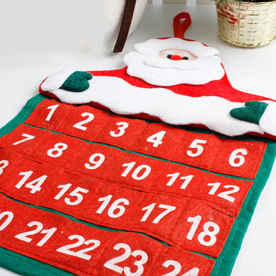 Calendario Floral de Terciopelo Navideño para Adultos Mayores - Image 7