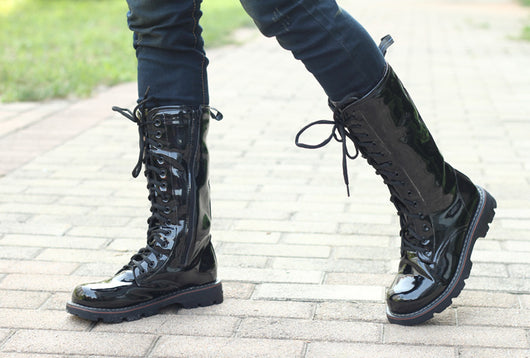 Botas Martin de Cuero Charol Altas para Hombre - Estilo Premium - Image 12