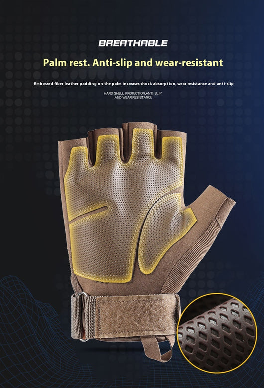Guantes Tácticos CS de Fibra de Carbono Resistentes al Corte para Combate Profesional - Image 15