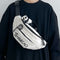 Bolsa Pecho Hombre Estilo Japonés Crossbody Deportiva con Compartimentos Cargo