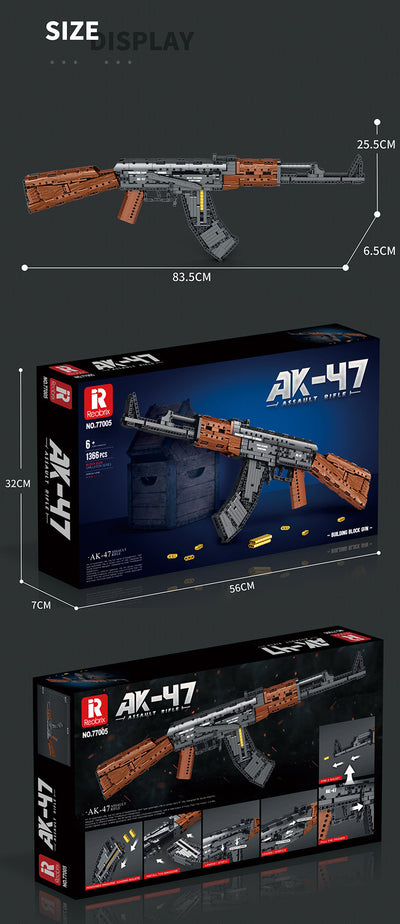 Juego de Construcción Militar AK47 - Bloques Educativos para Niños - Image 8