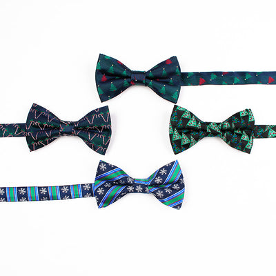Corbatín Navideño Casual Estampado para Hombre - Image 22