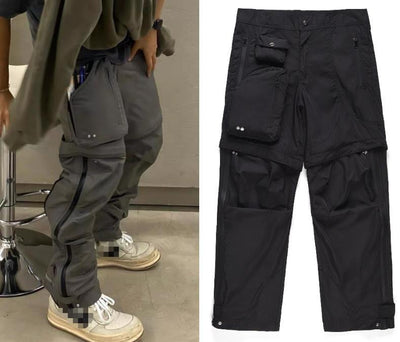 Pantalones Nylon Desmontables con Múltiples Bolsillos