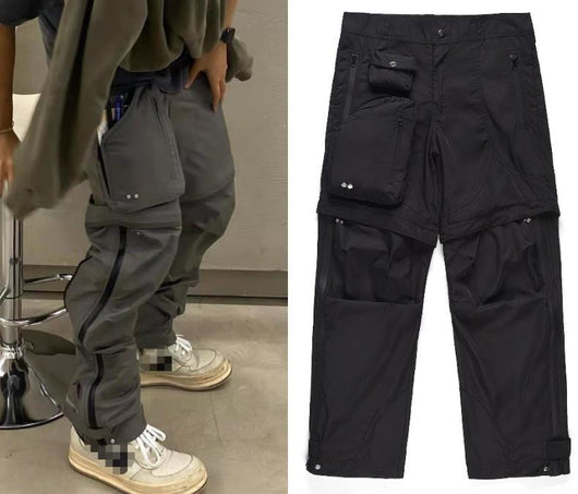 Pantalones Nylon Desmontables con Múltiples Bolsillos
