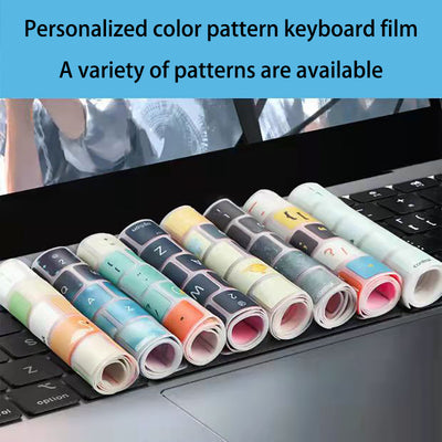 Protector de Teclado Colorido para Laptop - Película Transparente Trendy - Image 17