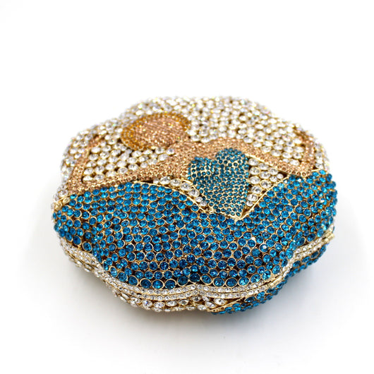 Cartera de Noche Bailarina con Diamantes y Cristales - Image 7