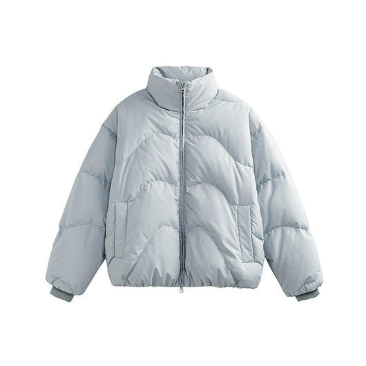 Chaqueta Acolchada Minimalista de Plumón Japonesa - Image 2