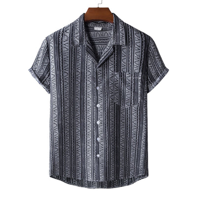 Camisa de Manga Corta Estampada para Hombre - Image 10