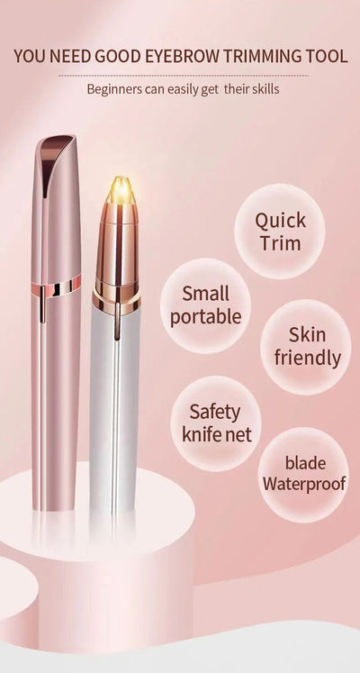 Depiladora Eléctrica 2 en 1 para Cejas y Vello Facial - Recargable USB, Impermeable y Portátil - Image 19