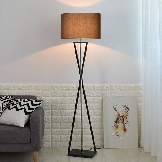 Lámpara de Pie Minimalista con Mesa para Sofá - Image 8