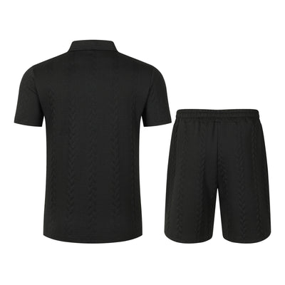 Conjunto Deportivo Masculino con Cuello de Solapa y Shorts - Image 23
