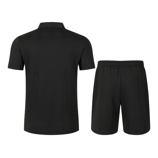 Conjunto Deportivo Masculino con Cuello de Solapa y Shorts - Image 23