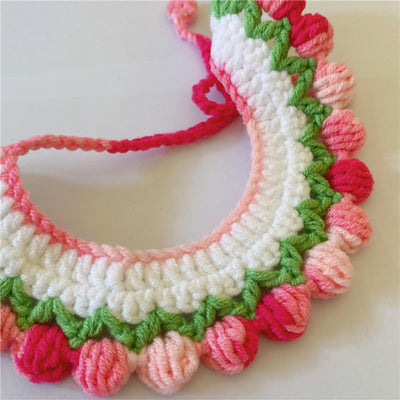 Collar Toalla Tejido de Lana con Degradado de Color para Mascotas - Image 9