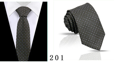 Corbata Casual Ejecutiva de Poliéster Jacquard para Hombre - Image 45