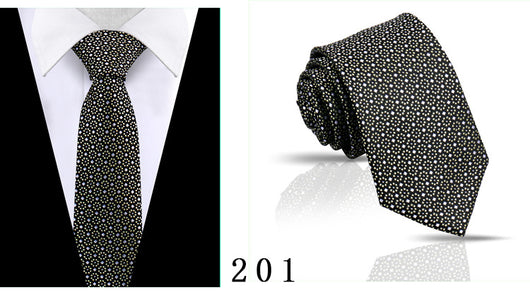 Corbata Casual Ejecutiva de Poliéster Jacquard para Hombre - Image 45