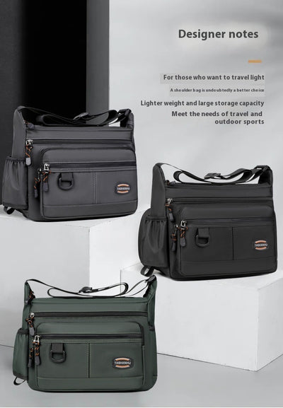 Bolsa Mensajera Casual de Gran Capacidad para Hombre - Image 20