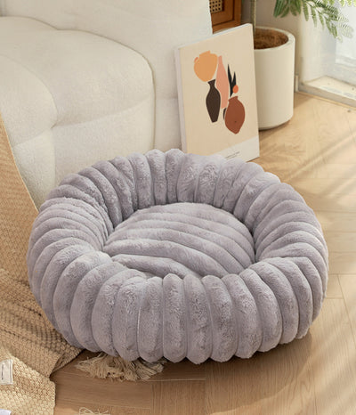 Cama Térmica Redonda de Felpa para Gatos y Perros - Nido Acogedor Invierno - Image 22