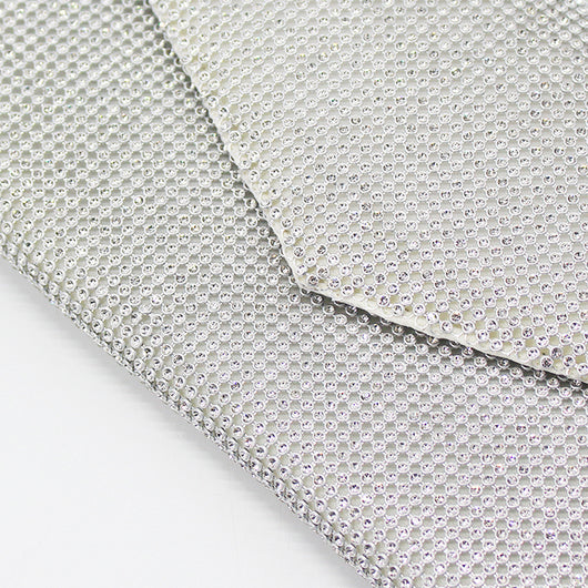 Bolso de Noche Brillante con Cristales - Clutch Elegante Mesh para Mujer - Image 5