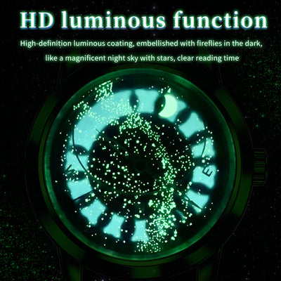 Reloj Automático para Hombre con Esfera Luminosa Cielo Estrellado - Image 5