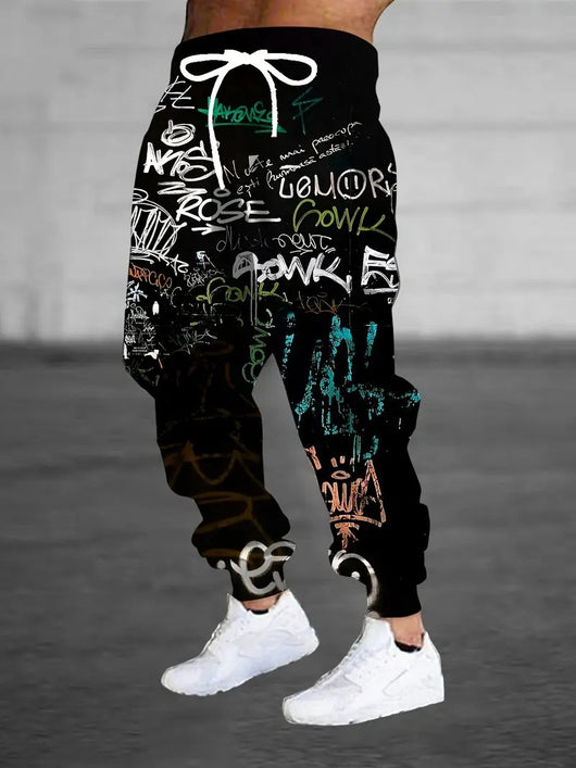 Pantalones de Chándal Hiphop con Estampado Digital para Hombre - Image 6