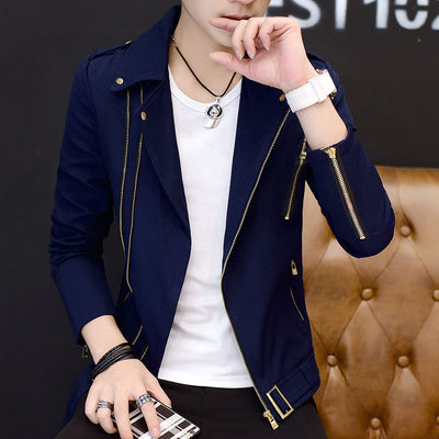 Chaqueta Casual Hombre Estilo Coreano Primavera Otoño - Image 8