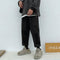 Pantalones Casuales Holgados de Color Sólido para Hombre
