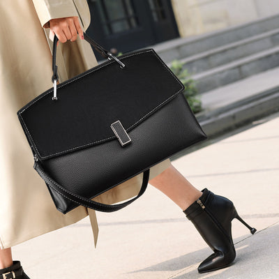 Bolsa de Cuero Genuino para Mujer - Cartera Elegante de Gran Capacidad - Image 5