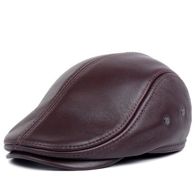 Sombreros de Cuero Casual para Hombre Maduro - Image 4