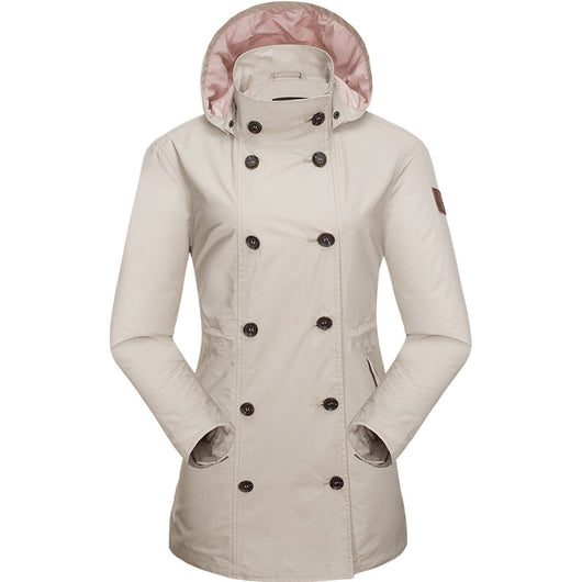 Chaqueta Cortavientos Impermeable de Largo Medio para Uso Diario - Image 9