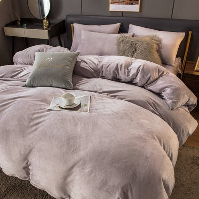 Juego de Cama Matrimonial Premium Franela Gruesa con Volante - Image 20