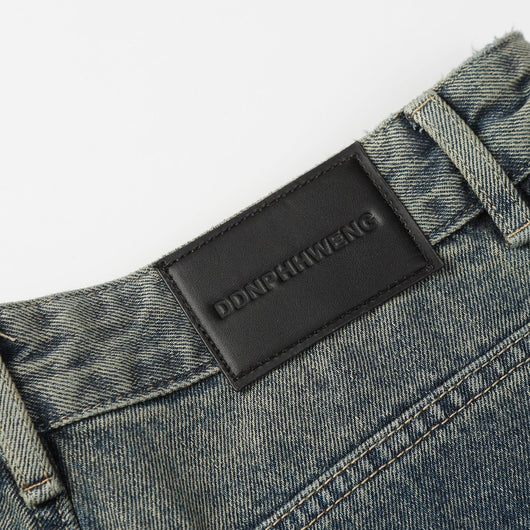 Pantalones Vaqueros Desgastados con Personalidad para Hombre - Image 13