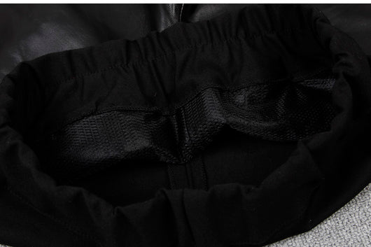 Pantalones de Cuero Stretch con Costuras Decorativas para Mujer - Image 11