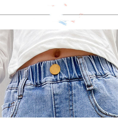 Pantalones Acampanados con Corte Dividido para Niños Grandes - Skinny Stretch - Image 2