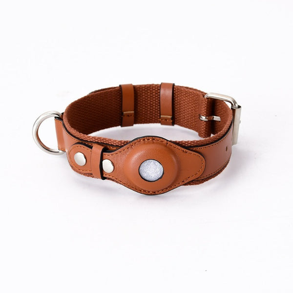 Collar Rastreador AirTag para Perros Medianos y Grandes - Correa Ajustable con GPS