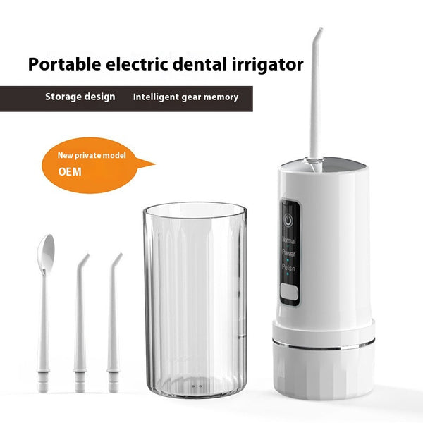 Irrigador Bucal Portátil Recargable - Elimina Sarro y Placa