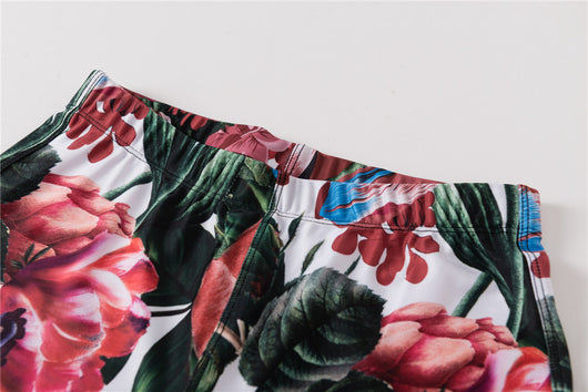 Leggings Falda Estampado Mariposas Floral Retro - Image 11