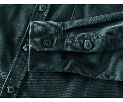 Camisa de Pana Casual con Bolsillos para Hombre - Image 15