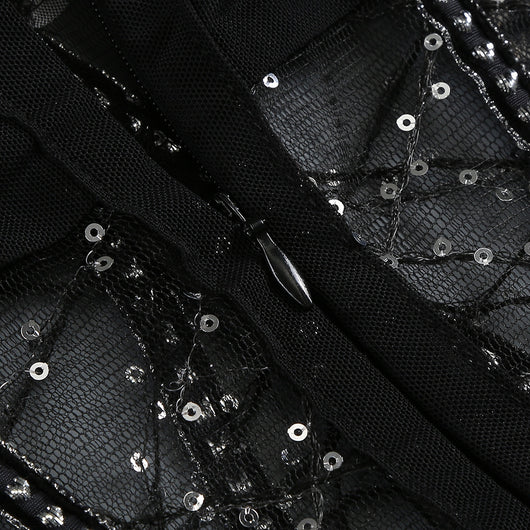 Conjunto Dos Piezas Ajustado con Cutout y Strass - Manga Larga Reductora - Image 10